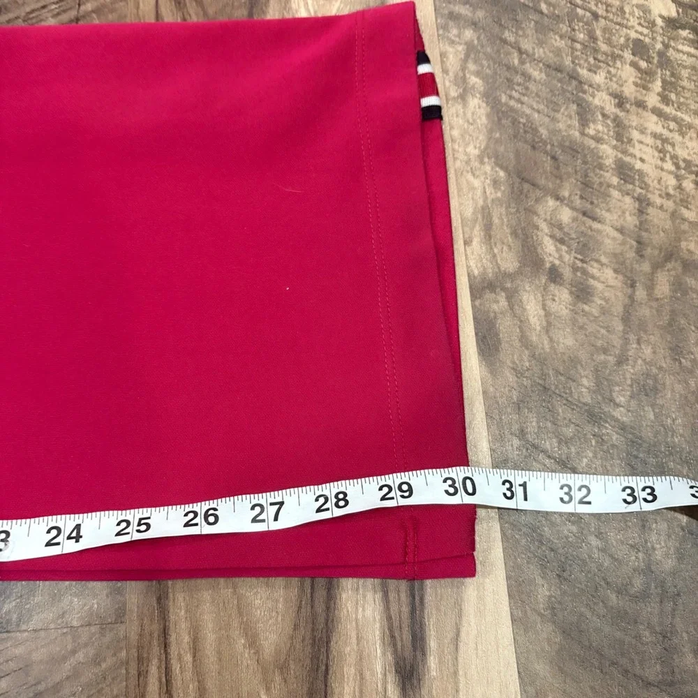 Vintage Y2K Nike Track Pants Boys L Red Baggy Side Stripe Athletic Sweatpants - Picture 6 of 7